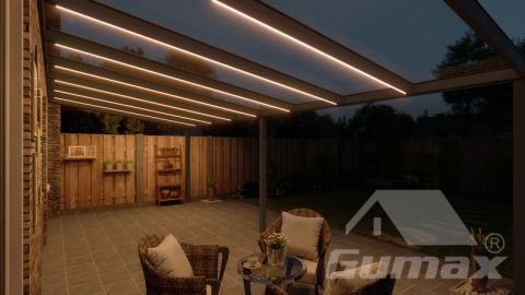 gumax lighting system 8.06m x 3.5m antraciet onder